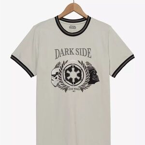 Star Wars Dark Side Empire Crest Ringer T-Shirt